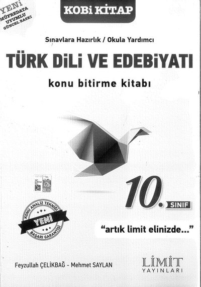TÜRK DİLİ VE EDEBİYATI KONU BİTİRME KİTABI SegaCopy Fotokopi Merkezi