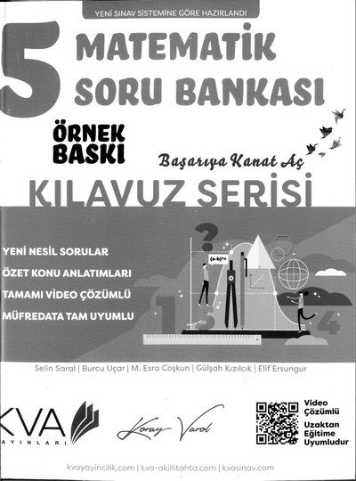 MATEMATİK SORU BANKASI SegaCopy Fotokopi Merkezi