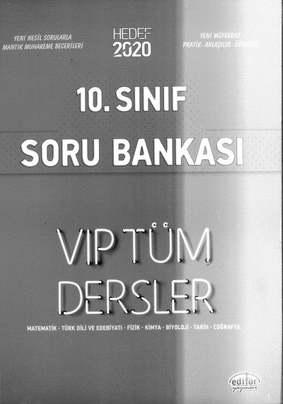 SORU BANKASI VIP TÜM DERSLER SegaCopy Fotokopi Merkezi