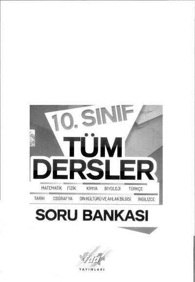 TÜM DERSLER SORU BANKASI