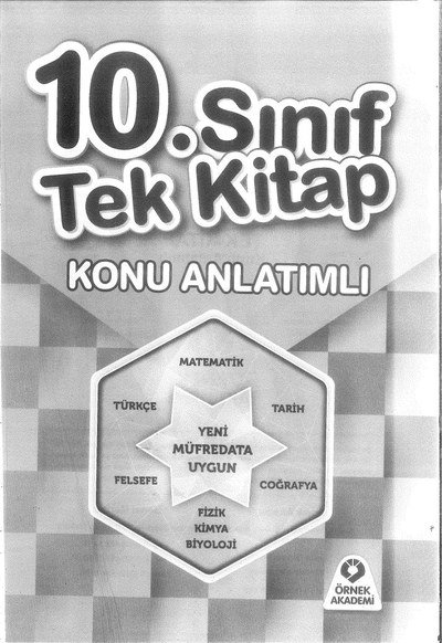 TEK KİTAP KONU ANLATIMLI YENİ MÜFREDATA UYGUN SegaCopy Fotokopi Merkezi