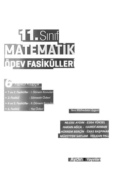 MATEMATİK ÖDEV FASİKÜLLERİ 6 FASİKÜL KİTAPÇIK SegaCopy Fotokopi Merkezi