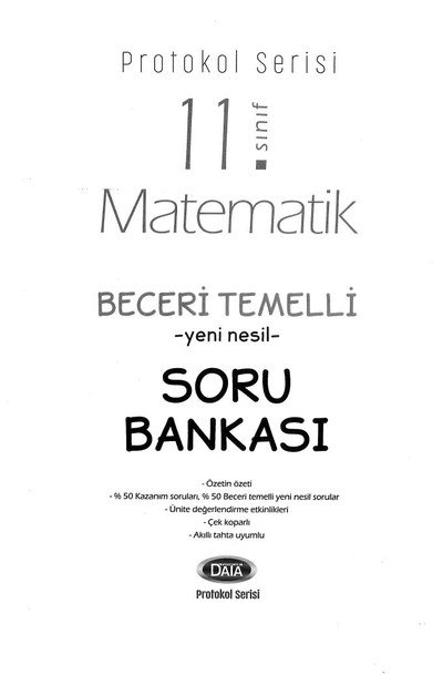 MATEMATİK BECERİ TEMELLİ YENİ NESİL SORU BANKASI
