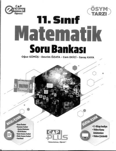 MATEMATİK SORU BANKASI BASILI İÇERİK DİJİTAL İÇERİK