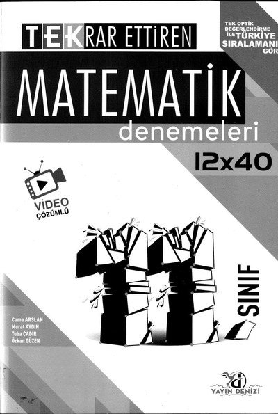 TEKRAR ETTİREN MATEMATİK DENEMELERİ 12x40 SegaCopy Fotokopi Merkezi
