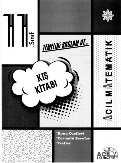 KIŞ KİTABI TEMELİNİ SAĞLAM AT ACİL MATEMATİK SegaCopy Fotokopi Merkezi