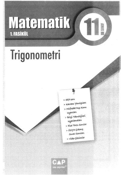 MATEMATİK 1. FASİKÜL TRİGONOMETRİ