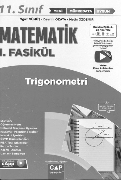 MATEMATİK 1. FASİKÜL TRİGONOMETRİ SegaCopy Fotokopi Merkezi