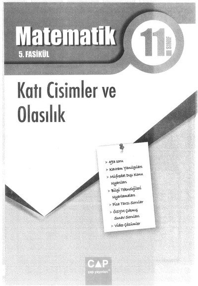 MATEMATİK 5. FASİKÜL KATI CİSİMLER VE OLASILIK SegaCopy Fotokopi Merkezi