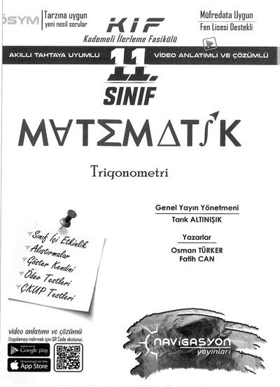 MATEMATİK TRİGONOMETRİ