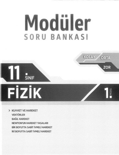 MODÜLER SORU BANKASI FİZİK