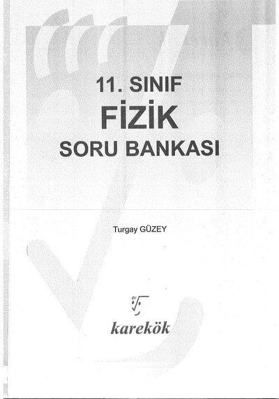 FİZİK SORU BANKASI SegaCopy Fotokopi Merkezi