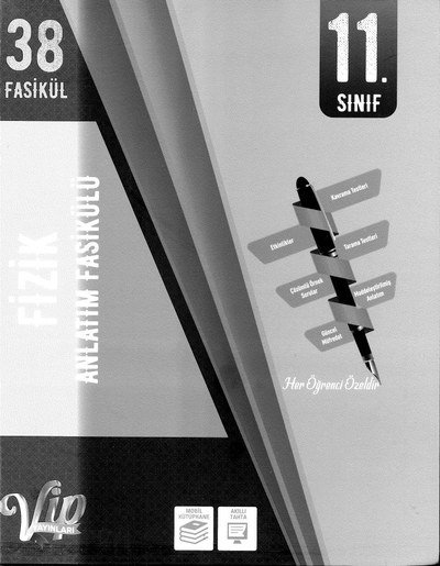 FİZİK ANLATIM FASİKÜLÜ 38 FASİKÜL SegaCopy Fotokopi Merkezi