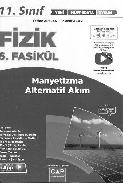 FİZİK 6. FASİKÜL MANYETİZMA ALTERNATİF AKIM SegaCopy Fotokopi Merkezi