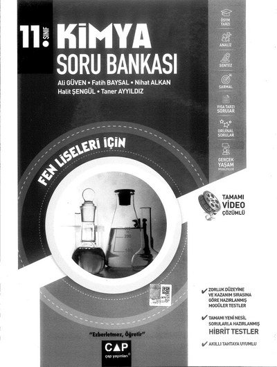KİMYA SORU BANKASI FEN LİSELERİ İÇİN