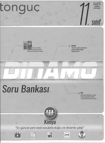 DİNAMO SORU BANKASI KİMYA SegaCopy Fotokopi Merkezi