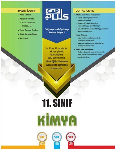 KİMYA SORU BANKASI SegaCopy Fotokopi Merkezi