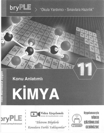 KİMYA KONU ANLATIMLI OKULA YARDIMCI SINAVLARA HAZIRLIK