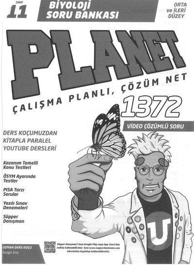 BİYOLOJİ SORU BANKASI PLANET ÇALIŞMA PLANLI ÇÖZÜM NET SegaCopy Fotokopi Merkezi