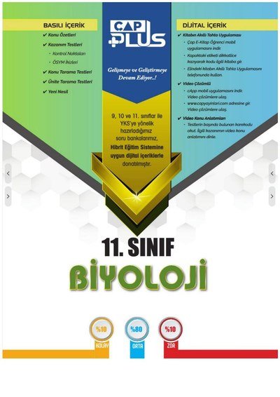 BİYOLOJİ SORU BANKASI SegaCopy Fotokopi Merkezi