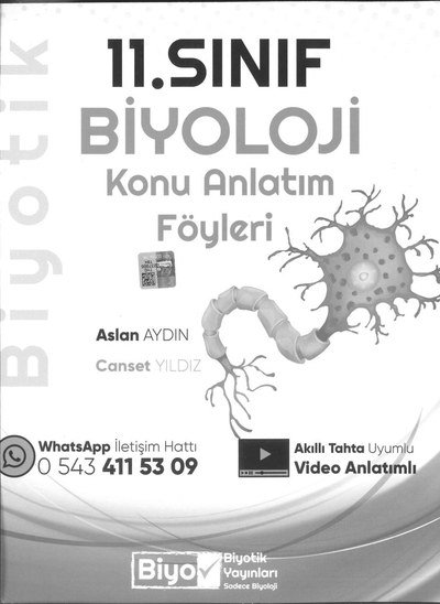 BİYOLOJİ KONU ANLATIM FÖYLERİ SegaCopy Fotokopi Merkezi