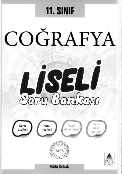 COĞRAFYA LİSELİ SORU BANKASI SegaCopy Fotokopi Merkezi