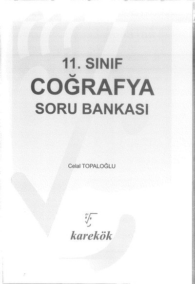 COĞRAFYA SORU BANKASI SegaCopy Fotokopi Merkezi