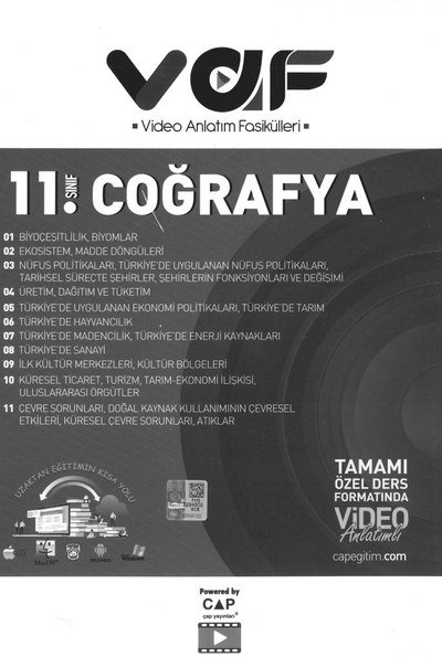 COĞRAFYA VİDEO ANLATIM FASİKÜLLERİ SegaCopy Fotokopi Merkezi