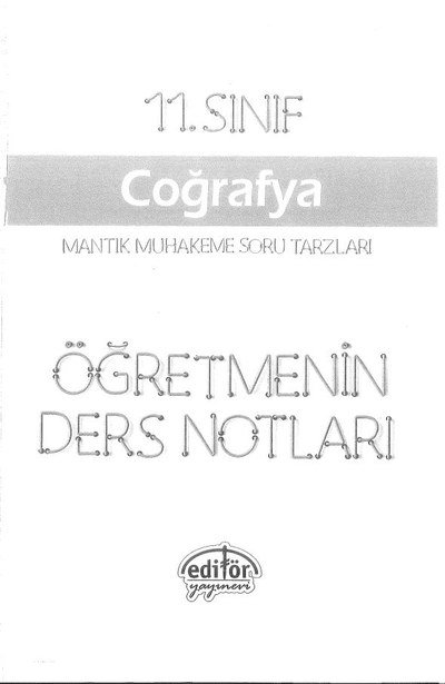 COĞRAFYA ÖĞRETMENİN DERS NOTLARI
