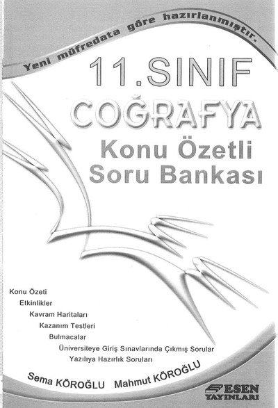 COĞRAFYA KONU ÖZETLİ SORU BANKASI SegaCopy Fotokopi Merkezi