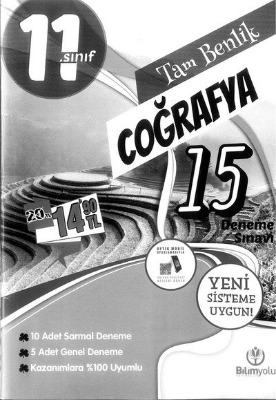 TAM BENLİK COĞRAFYA 15 DENEME SINAVI SegaCopy Fotokopi Merkezi