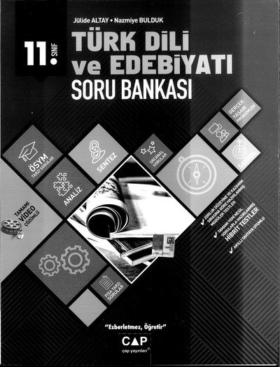 TÜRK DİLİ VE EDEBİYATI SORU BANKASI SegaCopy Fotokopi Merkezi