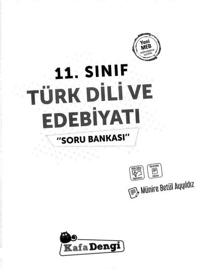 TÜRK DİLİ VE EDEBİYATI SORU BANKASI SegaCopy Fotokopi Merkezi
