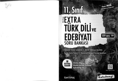 EXTRA TÜRK DİLİ VE EDEBİYATI SORU BANKASI SegaCopy Fotokopi Merkezi