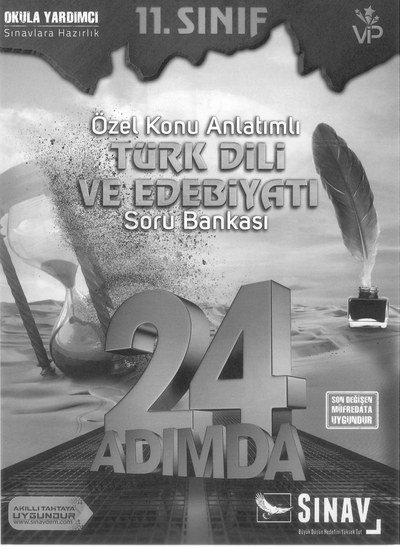 ÖZEL KONU ANLATIMLI TÜRK DİLİ VE EDEBİYATI SORU BANKASI 24 ADIMDA