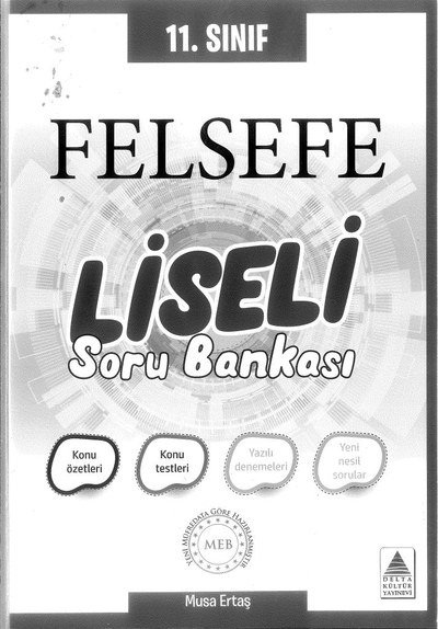 FELSEFE LİSELİ SORU BANKASI SegaCopy Fotokopi Merkezi