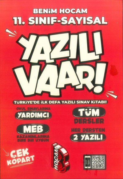 YAZILI VAAR! YAZILI SINAV KİTABI TÜM DERSLER