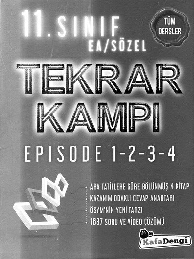 EA/SÖZEL TEKRAR KAMPI EPISODE 1-2-3-4 SegaCopy Fotokopi Merkezi