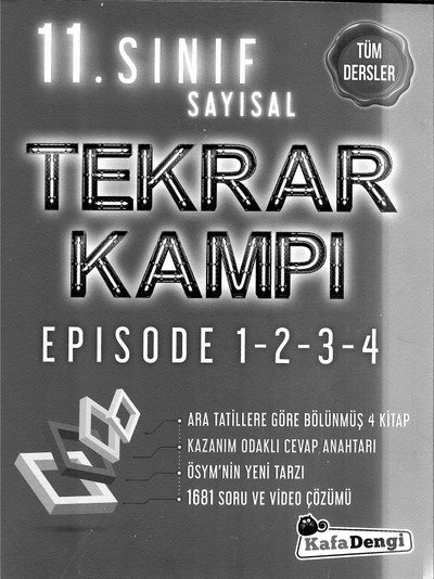 SAYISAL TEKRAR KAMPI EPISODE 1-2-3-4 SegaCopy Fotokopi Merkezi