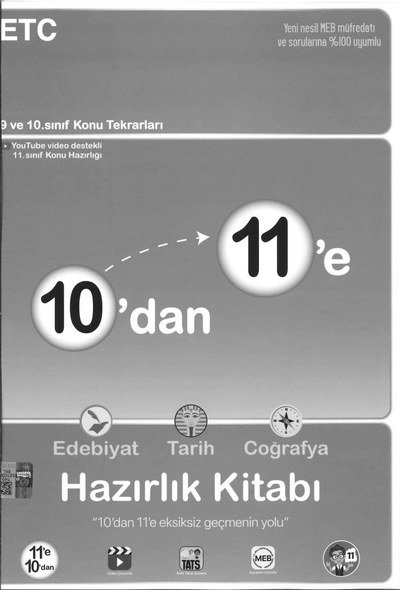 10'DAN 11'E ETC HAZIRLIK KİTABI