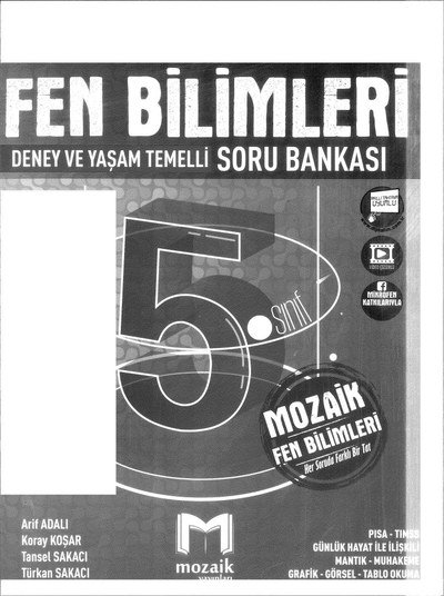 FEN BİLİMLERİ DENEY VE YAŞAM TEMELLİ SORU BANKASI SegaCopy Fotokopi Merkezi