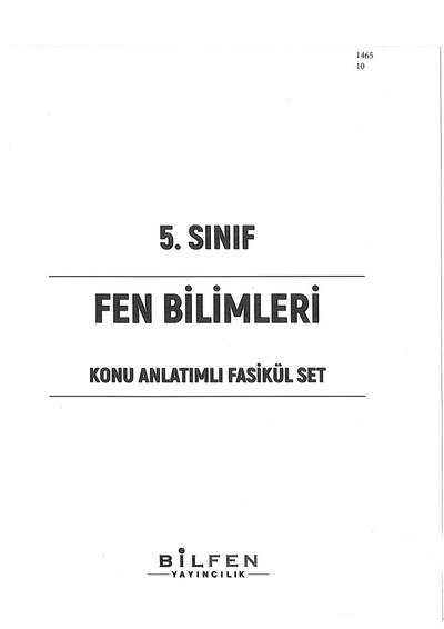 FEN BİLİMLERİ KONU ANLATIMLI FASİKÜL SET SegaCopy Fotokopi Merkezi