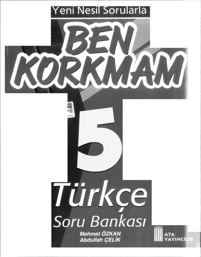 BEN KORKMAM TÜRKÇE SORU BANKASI SegaCopy Fotokopi Merkezi