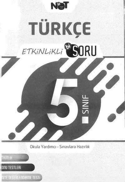 TÜRKÇE ETKİNLİKLİ BİSORU SegaCopy Fotokopi Merkezi