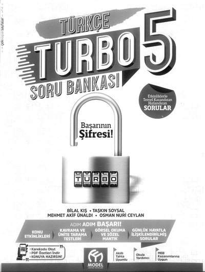 TÜRKÇE TURBO SORU BANKASI SegaCopy Fotokopi Merkezi