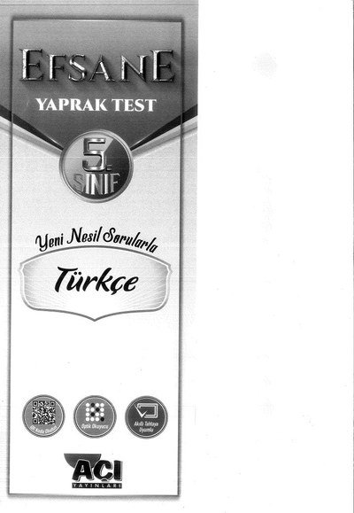 EFSANE TEST TÜRKÇE SegaCopy Fotokopi Merkezi
