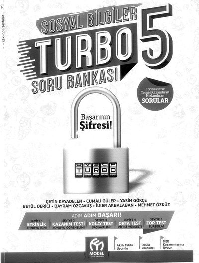 SOSYAL BİLGİLER TURBO SORU BANKASI SegaCopy Fotokopi Merkezi
