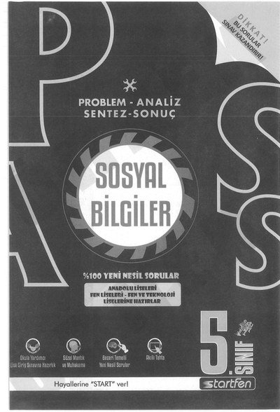 SOSYAL BİLGİLER %100 YENİ NESİL SORULAR SegaCopy Fotokopi Merkezi