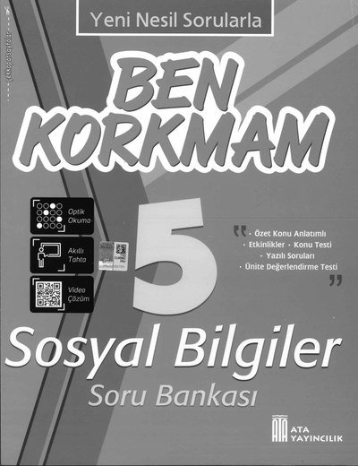 BEN KORKMAM SOSYAL BİLGİLER SORU BANKASI