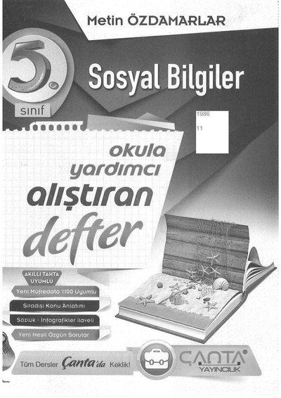 SOSYAL BİLGİLER OKULA ALIŞTIRAN DEFTER SegaCopy Fotokopi Merkezi